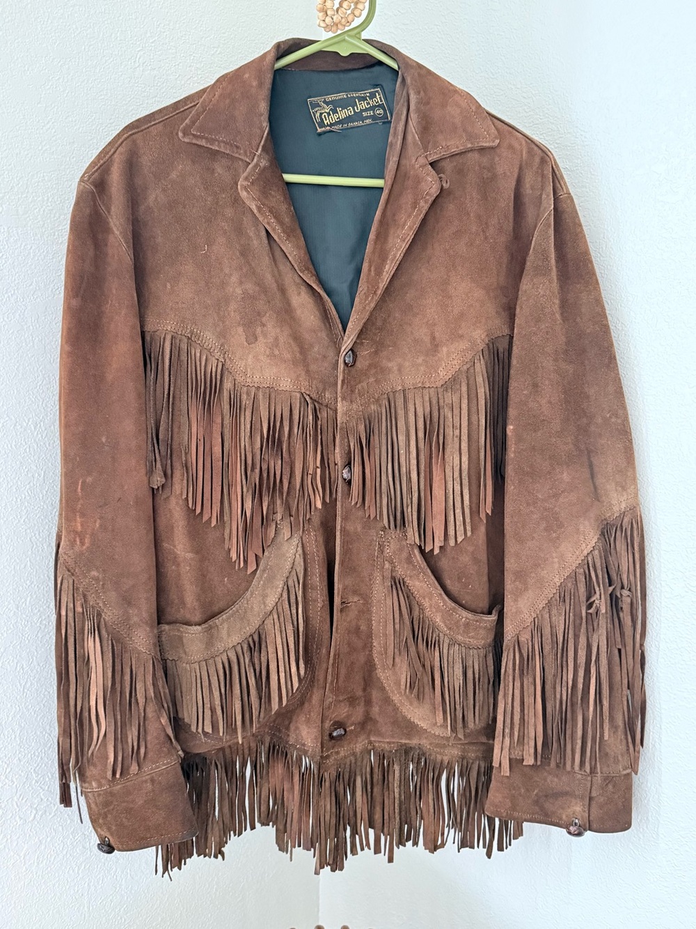 VINTAGE Adelina Deerskin Suede Jacket